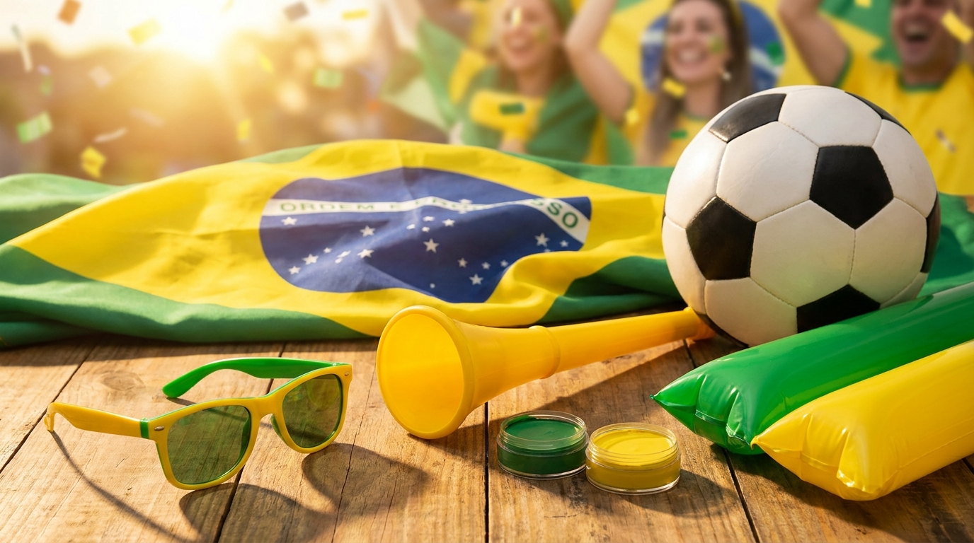 Kit Torcedor Completo do Brasil